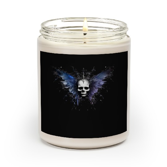 Gothic Skull Fairy Butterfly Celestial Space Galax Scented Candles