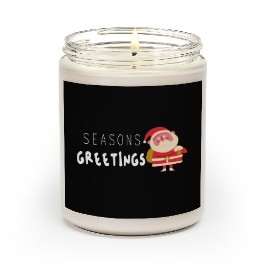 Seasons greetings Christmas outfits Scented Candles