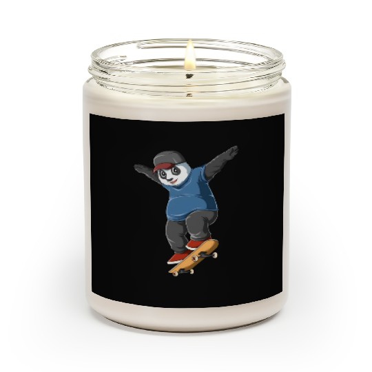 Panda ater ateboarding Longboard Scented Candles