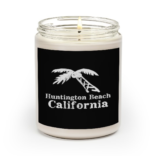 Huntington Beach California Palm Tree Souvenirs Scented Candles