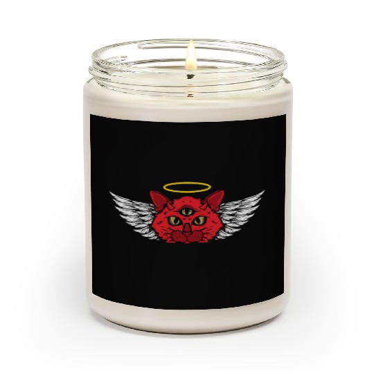 Three Eyes Of A Devil Cat Scented Candles