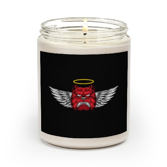 Devil Bulldog Dog Scented Candles