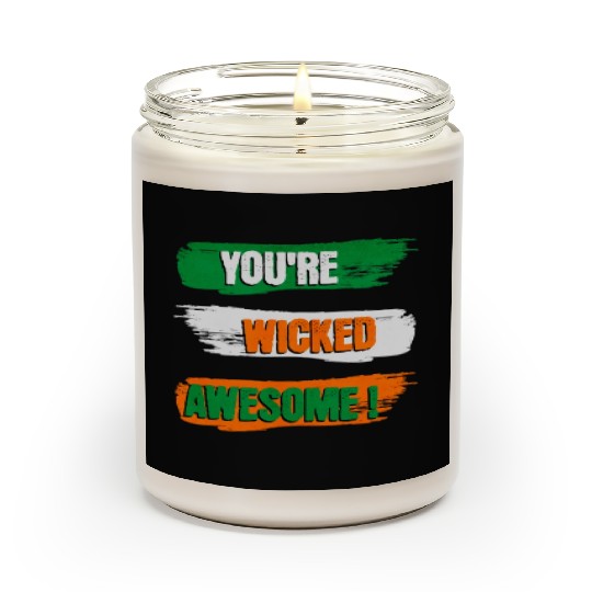 You're Wicked Awesome Graphic Scented Candles