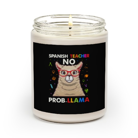 Spanish Teacher No Pro llama Scented Candles