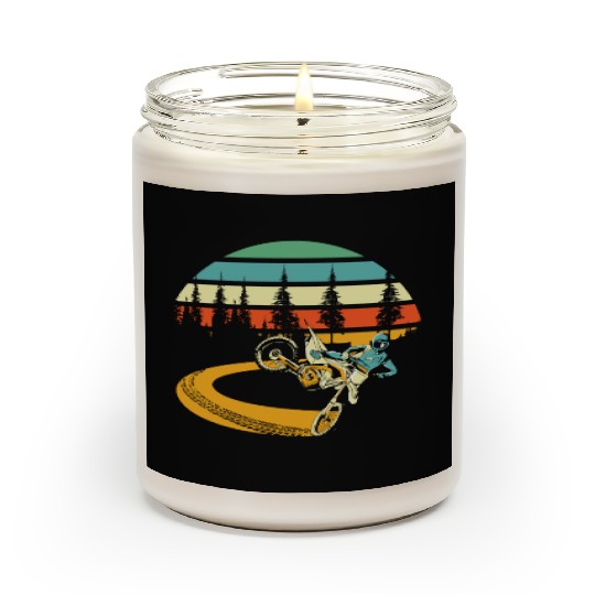 Dirt Bike Mx Motocross Supermoto Scented Candles
