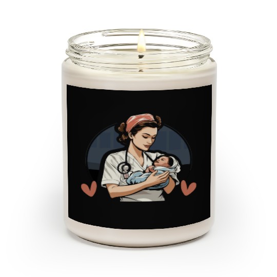 Registered Nurse Medical Medicine Neonatal Nurse Scented Candles