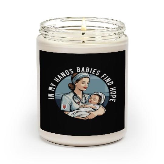 Registered Nurse Medical Medicine Neonatal Nurse Scented Candles