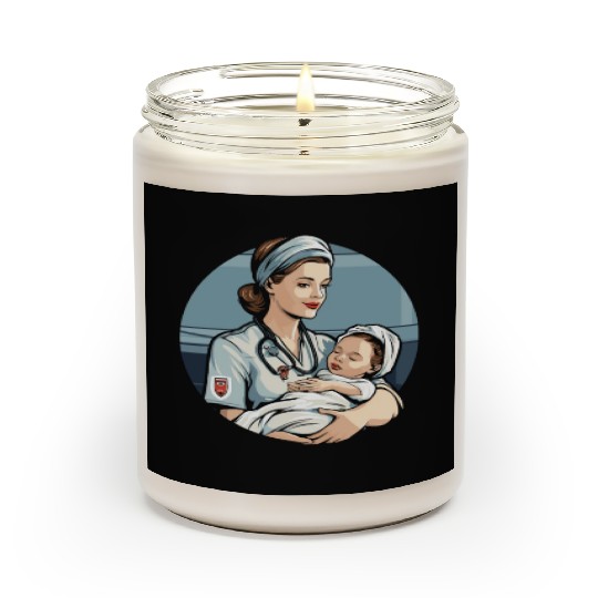Registered Nurse Medical Medicine Neonatal Nurse Scented Candles