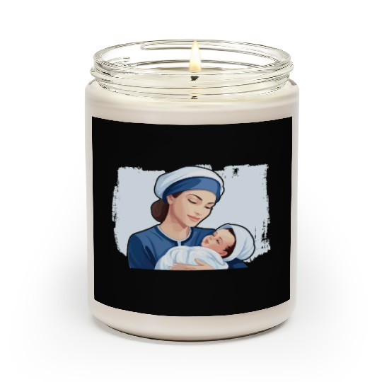 Registered Nurse Medical Medicine Neonatal Nurse Scented Candles