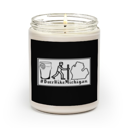 Beer+Hike+Michigan Scented Candles