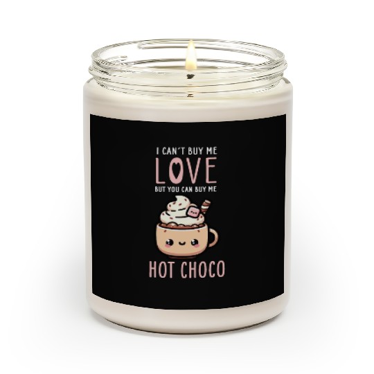 Warm Embrace of Sweet Hot Chocolate - Cozy Love Scented Candles