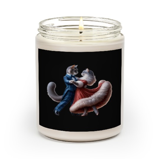 Twilight Dance of Cats Scented Candles