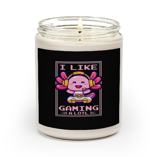 Gaming, Axolotl, Gaming, Video Game, Unicorn Gamer Scented Candles