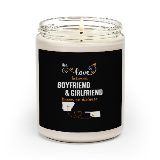 Love Between BF And GF Arkansas To Oklahoma Gift Scented Candles