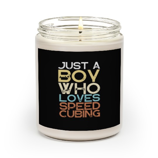 Just A Boy Who Loves Math & Speed Cubing Scented Candles