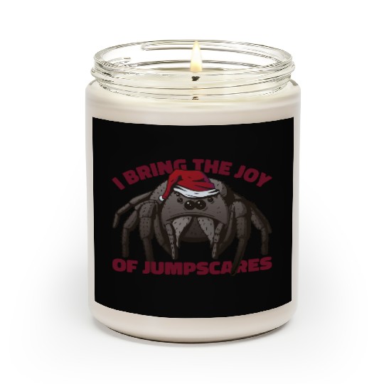 Creepy Christmas Joy Spider Scented Candles