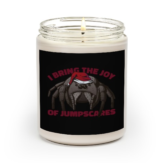 Creepy Christmas Joy Spider Scented Candles
