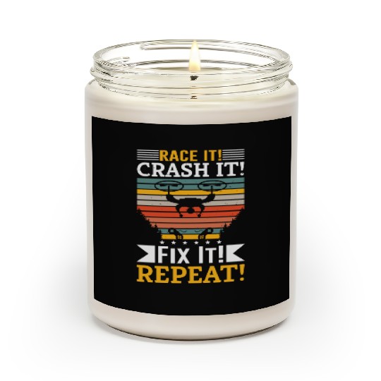 Race It Crash It Fix It Repeat Scented Candles