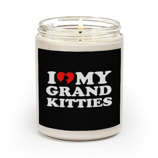 I Love My Grandkitties Scented Candles