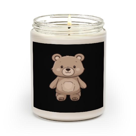 Baby Brown Bear Scented Candles