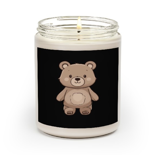 Baby Brown Bear Scented Candles