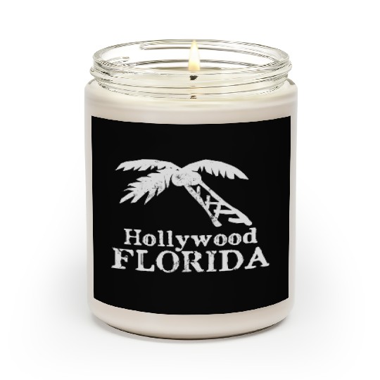 Hollywood Florida Palm Tree Souvenirs Gifts Scented Candles