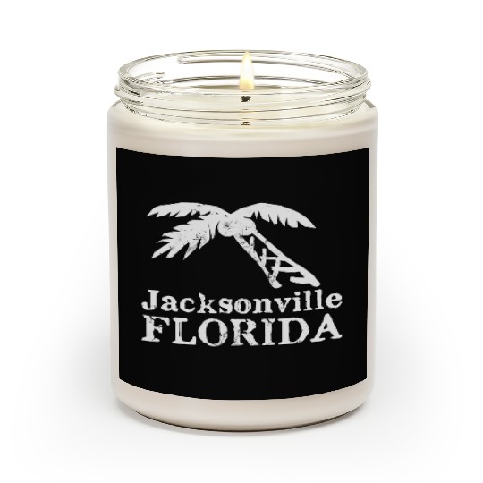Jacksonville Florida Palm Tree Souvenirs Gifts Scented Candles