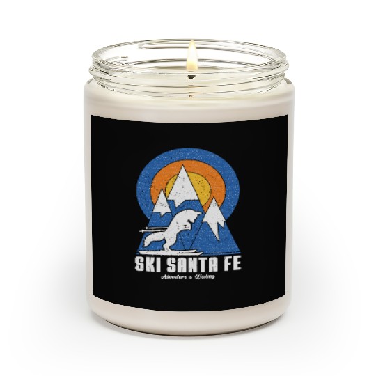 Retro Ski Santa Fe White Fox Scented Candles