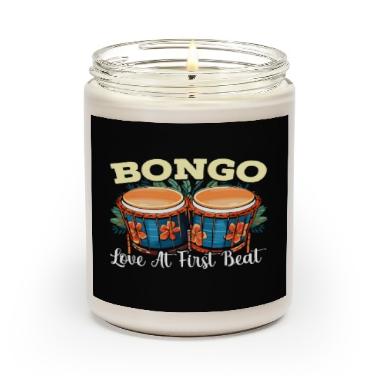 Bongo Player Musical Instrument Musician Scented Candles