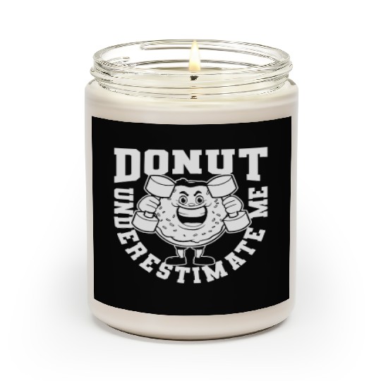 Fitness Donut Funny Donut Gym Scented Candles