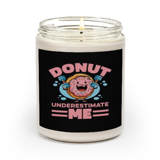 Fitness Donut Funny Donut Gym Scented Candles