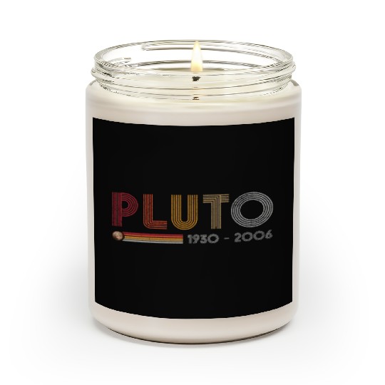 Pluto Never Forget Science and Astronomy Retro Scented Candles