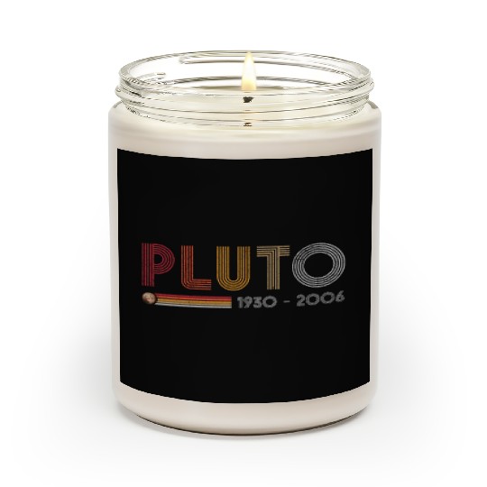 Pluto Never Forget Science and Astronomy Retro Scented Candles