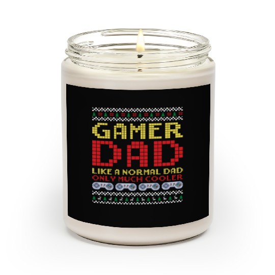 Gamer Dad Video Gamer Fathers Christmas Gamer Scented Candles