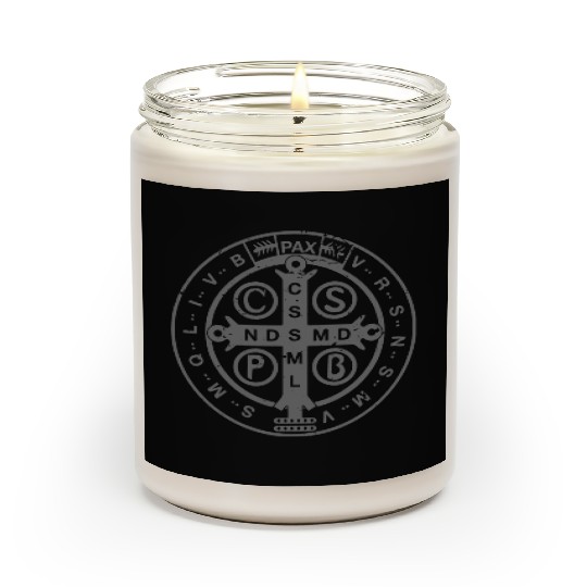 Religious Catholic St. Benedict Medal | Christian Scented Candles