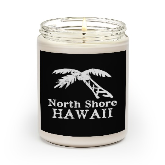 North Shore Hawaii Palm Tree Souvenirs Gifts Scented Candles