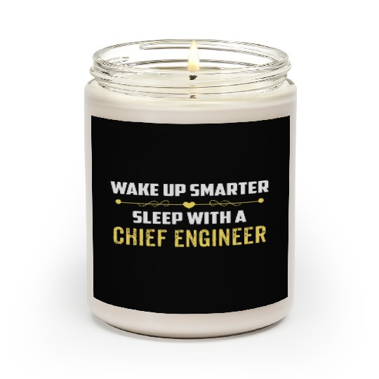 Wake Up Smarter Sleep With A CHIEF ENGINEER Scented Candles