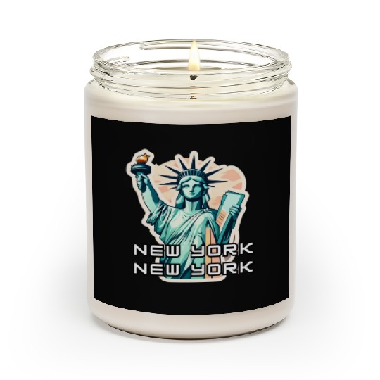 New York - Statue of Liberty Scented Candles