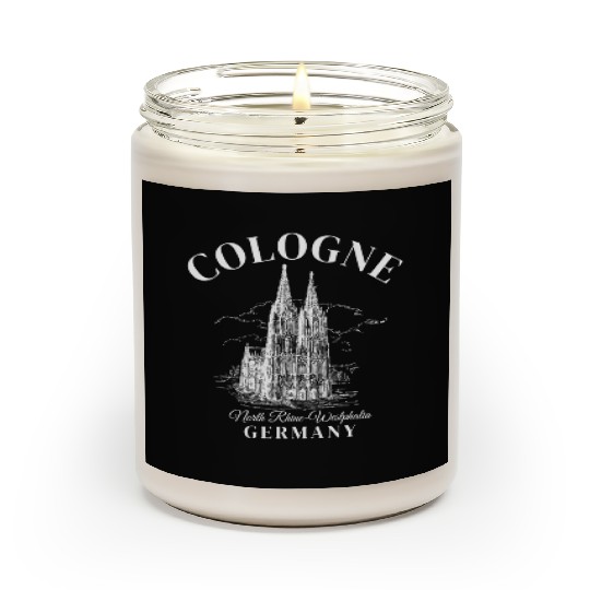 Cologne Germany retro Scented Candles