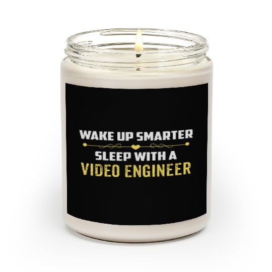 Wake Up Smarter Sleep With A VIDEO ENGINEER Scented Candles
