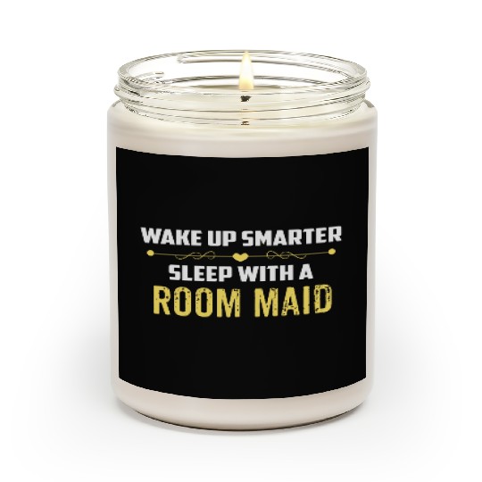 Wake Up Smarter Sleep With A ROOM MAID Scented Candles