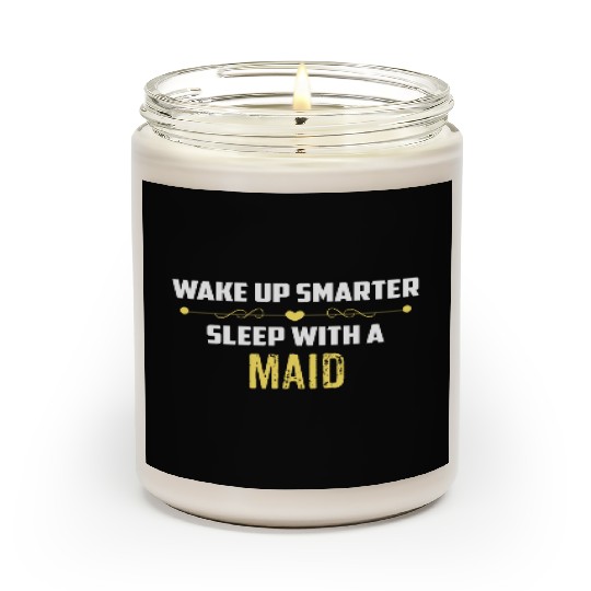 Wake Up Smarter Sleep With A MAID Scented Candles