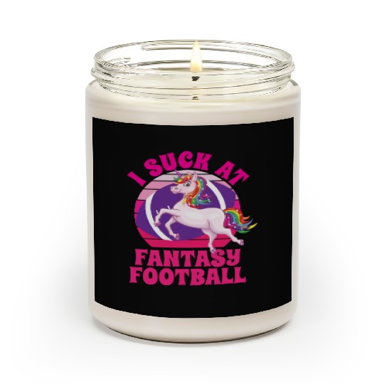 I Suck At Fantasy Football Scented Candles