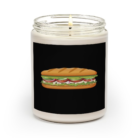 Subway Sandwich Design Scented Candles