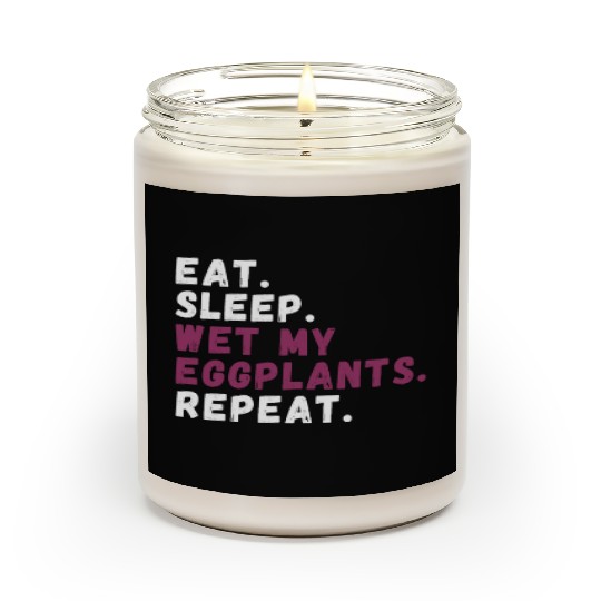 Eggplant Lover Healthy Cuisine Gardening Scented Candles