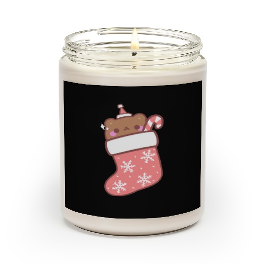Teddy bear in a boot Scented Candles