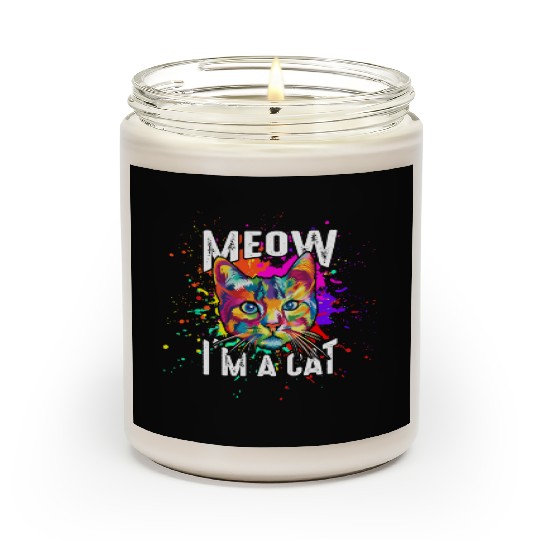 Meow I'm A Cat Scented Candles