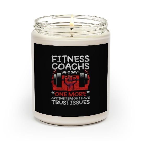 Fitness Instructor Workout Motivation Scented Candles