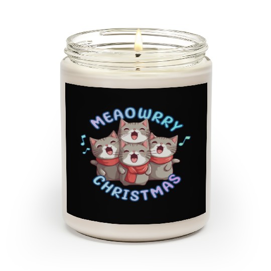 Christmas Kittens sing lovely Christmas song Scented Candles