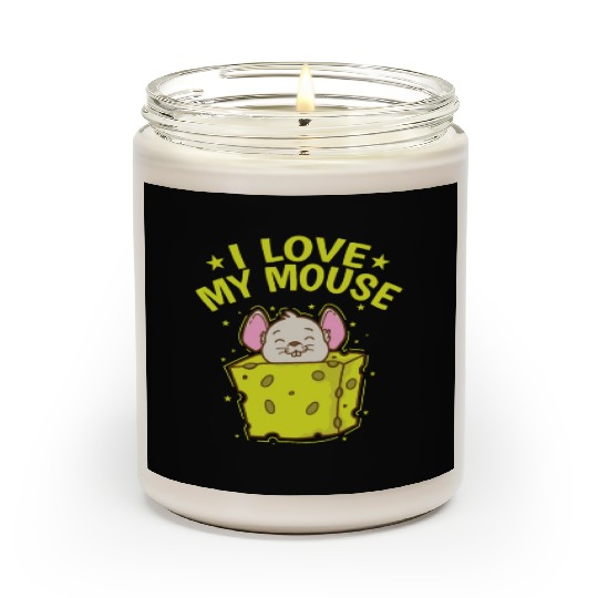 I love my Mouse Rodent Cheese Mammal Scented Candles